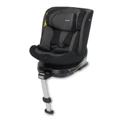 Seggiolino Auto Iturn I-size Black Girevole 0-12anni 40-150cm Foppapedretti