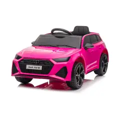 Auto Elettrica Per Bambini Audi Rs6 12v Rosa Con Radiocomando