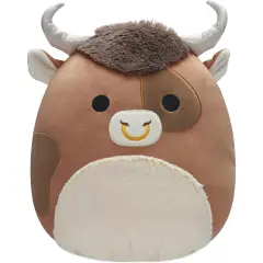 Squishmallows Personaggio 30 Cm: Brown Spotted Bull