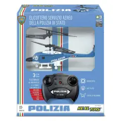 Elicottero R/C Polizia con Giroscopio - Modello Radiocomandato di Precisione