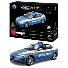 Auto 1:24 Model Kit Giulia Polizia
