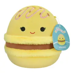 Squishmallows Personaggio 20 Cm: Lemon e Chocolate Macaron
