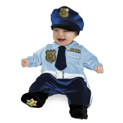 Costume Piccolo Poliziotto Superbaby 6/9 Mesi