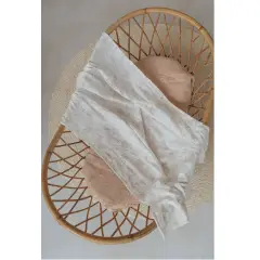 Lenzuolo Per Lettino 110x140cm Con Federa Nude Old Pink