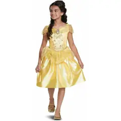 Costume Principessa Belle per Bambine - Taglia M - 7/8 Anni