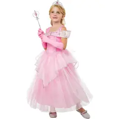 Costume Principessa - Pink Princess, Taglia M per Bambine 5/6 Anni