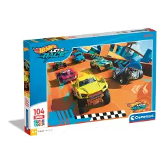 Puzzle 104 Pezzi Maxi Hotwheels