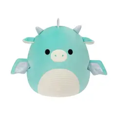 Squishmallows Personaggio 40 Cm: Miles il Dragon Verde (Miles the Teal Dragon)