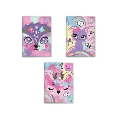 Sj Gang Animali Girl Quaderno A4 Maxi 96/100 Rigatura C
