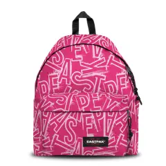 Eastpak Zaino Scuola Tempo Libero Padded Pak'r EP Letters Pink