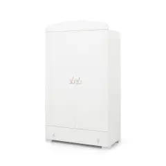 Armadio Dudù Bianco Opaco Fiocco Rosa