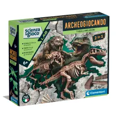 Scienza & Gioco Archeogiocando -T-Rex / Smilodon 2 In 1