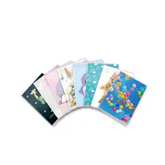 Quaderno Maxi per Bambini Fantasie Assortite: 80 g, Rigatura 10 mm per Prima e Seconda Elementare