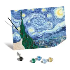 Ravensburger CreArt Serie B Canvas - Van Gogh: notte stellata, Kit Pittura