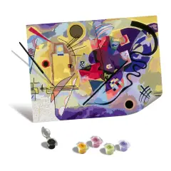 Ravensburger CreArt Serie B Canvas - Kandinsky: giallo, rosso, blu