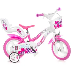 Bicicletta 12" per Bambine con Rotelle Stabilizzatrici