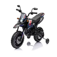 Moto Elettrica Per Bambini Aprilia Rx-125 Motocross 12v Blu