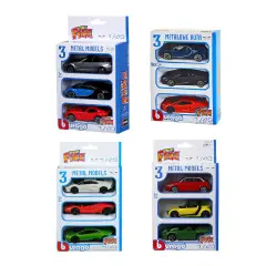 Auto 1:43 Street Fire 3 Pack Edition Confezione con Tre Modelli Casuali