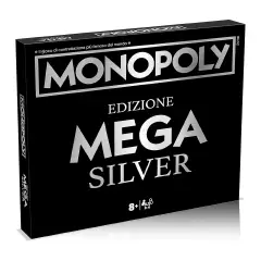Monopoly Mega Black & Silver Classic Edition - Gioco da tavolo