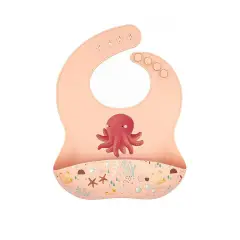 Bavaglino Con Tasca In Silicone - Polpo Slurpy