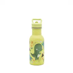 Borraccia In Acciaio Inox Da 500 Ml -  Dinosauro Cracky