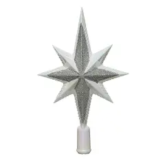 Puntale Albero Natale Glitter Pearl