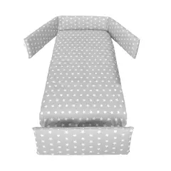 Set Piumone con Materasso Infinito Starlette Grigio Italbaby