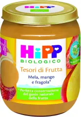 Omogeneizzato Tesori di Frutta Mela Fragola e Mango 160 Gr