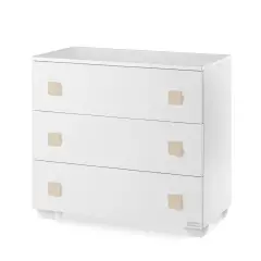 Comò Infinito Bianco con Pomelli Tortora - Italbaby