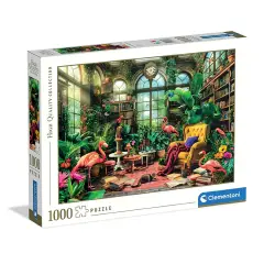 Puzzle 1000 Pezzi Hqc Libreria Nella Serra