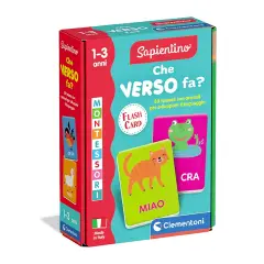 Sapientino Montessori Flashcards - Che Verso Fa?