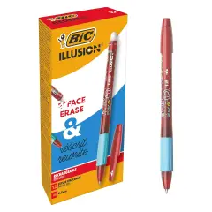 Penna Bic Gel-Ocity Illusion Rossa