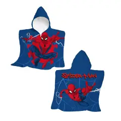 Poncho Spiderman Misura Maxi 60x60