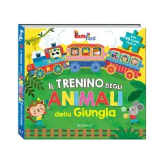 Libro Puzzle Pazzi: Il Trenino Degli Animali Della Giungla