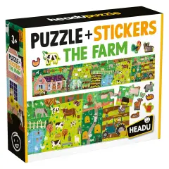 Puzzle più Stickers The Farm