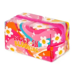 Legami - Trousse Porta Trucchi, Makeup Queen, in Metallo e TPU, Tema Daisy