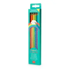 Legami Set di 6 Matite HB in Carta Riciclata Happiness For Every Day