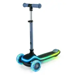Monopattino Bambini RAKET Blu con Luci LED e Chiusura Rapida