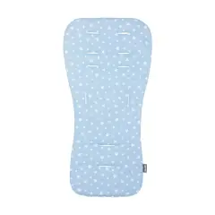 Materassino Copriseduta Per Passeggino Universale Blue Stars