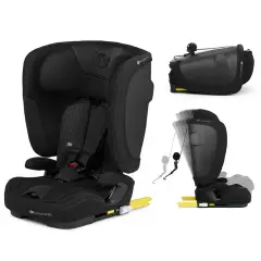 Seggiolino auto FIX2GO Black con Sensore elettronico di installazione SAFERIDE SENSOR