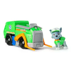 Paw Patrol Camion Raccolta Rifiuti Rocky – Veicolo Eco con Personaggio