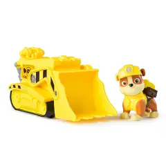 Paw Patrol Bulldozer Rubble – Veicolo da Cantiere con Personaggio 3+