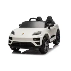 Porsche Macan Turbo EV Auto Elettrica per Bambini, Licenza Ufficiale, Bianca