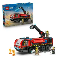 LEGO City Autopompa dell’Aeroporto 60499 con 4 Minifigure 7+
