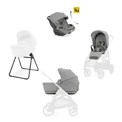 Aptica sistem quattro Darwin recline Evo Cristal Grey (telaio escluso)