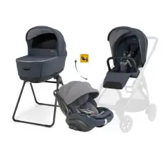 Electa System Quattro con Ovetto Drw-Evo Reclinabile Rooftop Blue (Telaio escluso)