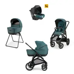 Aptica XT System Quattro Himalaya Blue con Seggiolino Darwin e Telaio