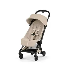 Coya Style Cozy Beige Passeggino con Telaio Matt Black Cybex