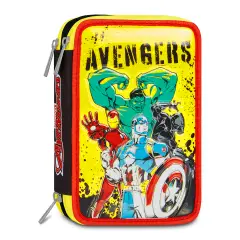 Astuccio Avengers Heroes in Action 3 Zip Completo 44 Pezzi