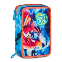 Astuccio Sj Gang Speed Animal Boy 3 Zip 45 Pezzi